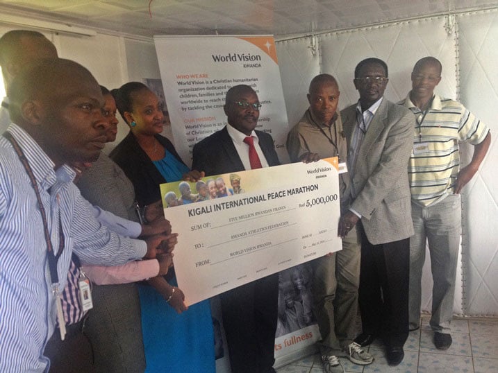 Ni ku nshuro ya gatatu World Vision iteye inkunga Peace Marathon imaze imyaka 10 itegurwa mu Rwanda.