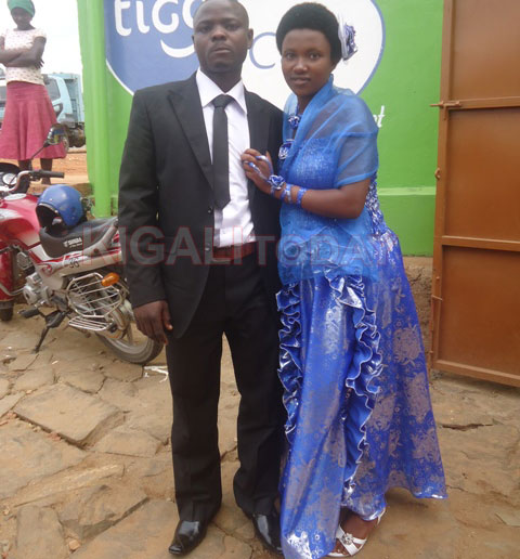 Niringiyimana Damascene n'umugeni we Urusaro Solange.