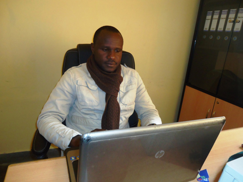 Niwemahoro Jacques ushinzwe imicungire y'ibiza mu karere ka Nyabihu.