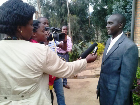 Niyibizi Habimana, perezida w'inkambi ya Kiziba.