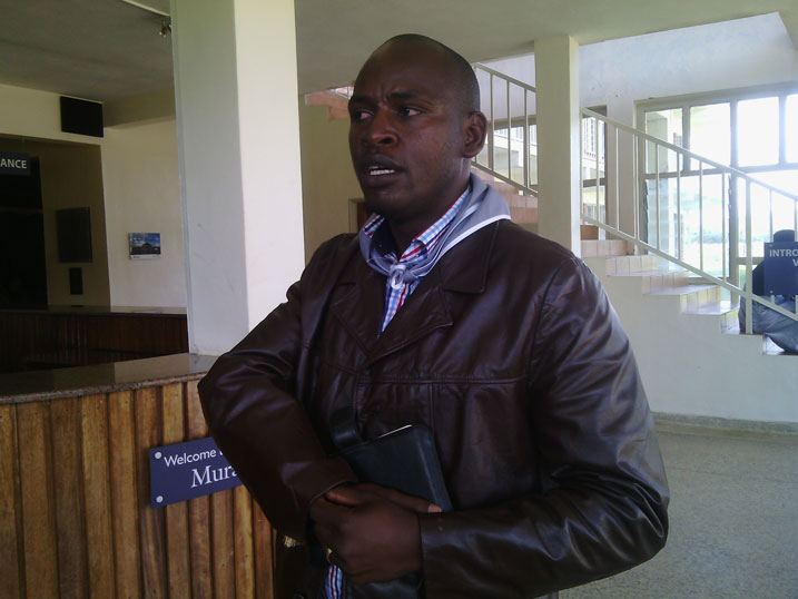 Niyomugabo Romalis, perezida w'inama y'igihugu y'abafite ubumuga mu Rwanda.