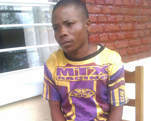 Nsengiyumva Mpawenayo, uwe mubarwanyi ba FDLR witandukanyije n'uyu mutwe.