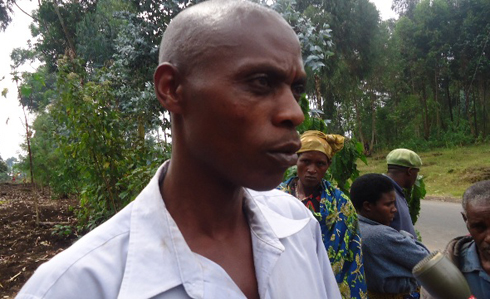 Ntibanyendera Fabien, umwe mu bo inkuba yakubise batangiye koroherwa.