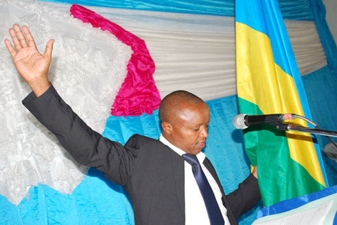 Ntivuguruzwa Agustin Kagina mu ndahiro yo kuyobora umuryango wa INILAKSU