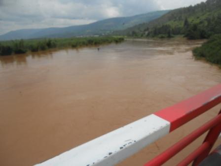 Nyabarongo yarenze inkombe.