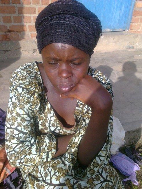 Nyiramahirwe Immacule wafatanywe ibiyobyabwenge.