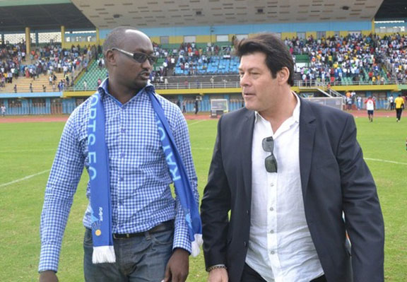 Gakwaya Olivier na Luc Eymael bahawe na FERWAFA ibihano bingana none banahagaritse imirimo yabo muri Rayon Sport mu gihe kimwe.