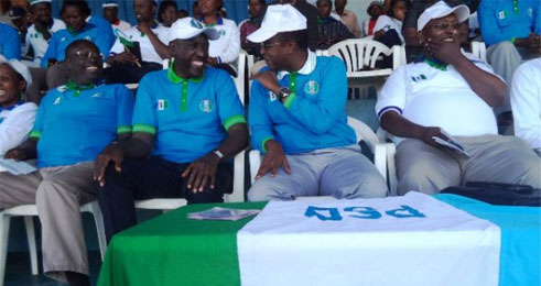 Abayobozi b'ishyaka PSD bitabiriye kwamamaza abakandida b'iryo shyaka ku mwanya w'ubudepite.