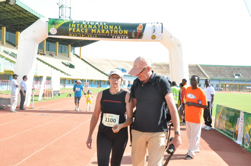 Peace Marathon yanitabiriwe n'abakuze.