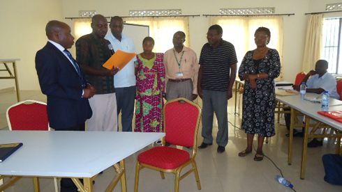 Perezida wa JADF Burera na komite ayoboye bahigiye imbere y