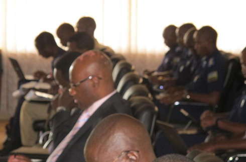 Bamwe mu bakozi b'inzego z'umutekano bitabiriye amahugurwa ku gukoresha ICT.