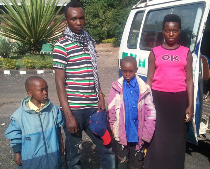 Premier Soldat Hakizimana Chance ubwo yari ageze mu Rwanda n