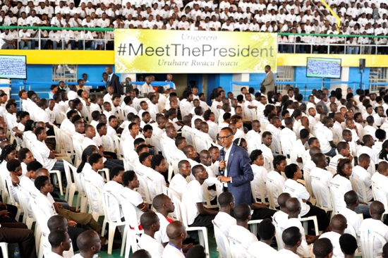 Perezida Kagame yemeza ko urubyiruko urubyiruko rw