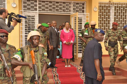 Nyuma yuko Catheline Samba Panza atorerwa kuba Perezida wa Centrafrique, ingabo z'u Rwanda zahawe akazi ko kumurinda.