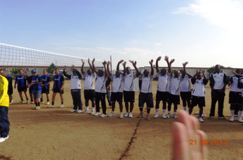 Ikipe y'abasirikare b'u Rwanda bari i Darfur muri batayo ya 67.