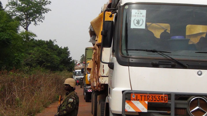 Ni ku nshuro ya kane ingabo z'u Rwanda ziherekeza imfashanyo n'ibicuruzwa bizanwa mu murwa mukuru wa Centrafrique.