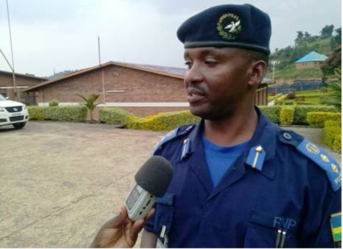 Chief Superintendant Ruzigamanzi Egide, umwe mu banyeshuri wa RDF Command and Staff College