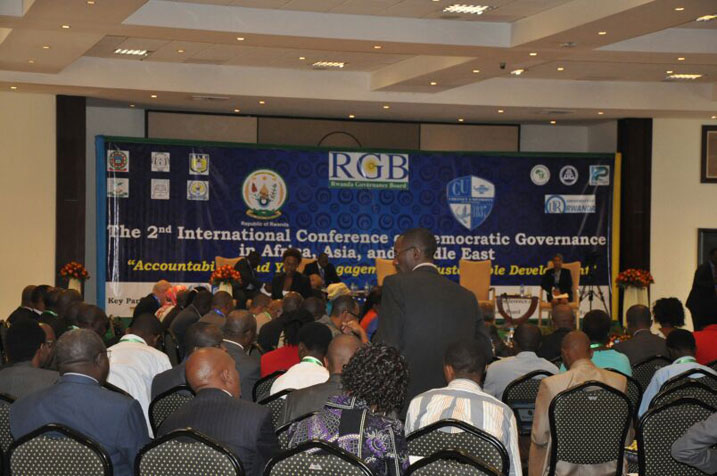 Abitabiriye inama ya ICDGAAM kuri uyu wa kabiri.