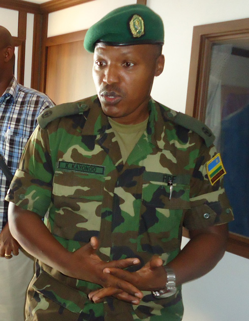 Maj. Dr. King Kayondo. 