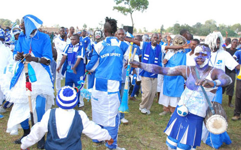 Abafana ba Rayon Sports batahanye akanyamunezaneza kagaragariraga buri wese.