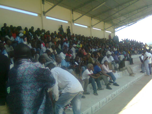 Abamotari bo mu karere ka Rubavu mu nama na Polisi.