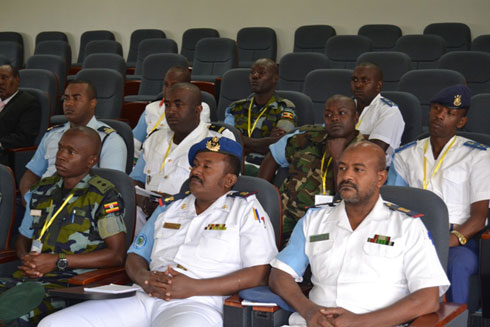 Bamwe mu basirikare bitabiriye aya mahugurwa.