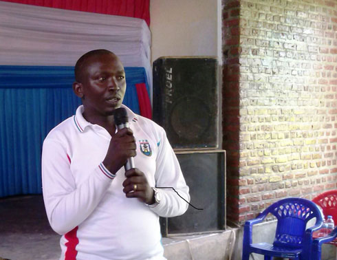 Ryumugabe Alphonse, Perezida w'urugaga rw'urubyiruko rwa FPR Inkotanyi mu Burengerazuba.