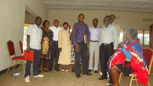 Abahagarariye imirenge SACCO mu karere ka Rulindo.