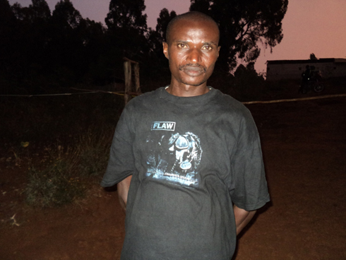 Sergent Hegenimana Theobald.