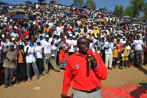 Sirimu Diogene, umukandida wa FPR uturuka muri Musanze.