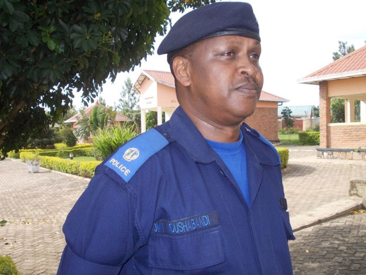 Superintendant Jean Marie Vianney Ndushabandi umuvugizi wa police y
