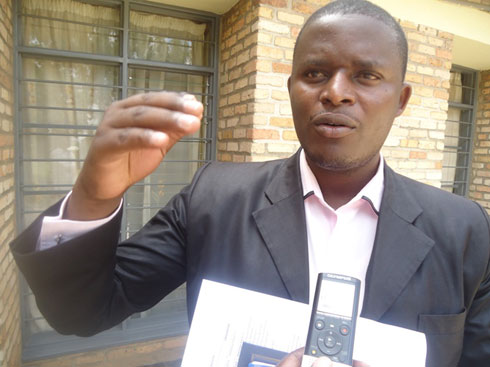 Tangimana Samuel, umurwashyaka wa PSR avuga ko iki kifuzo gikwiye gukorerwa ubuvugizi.