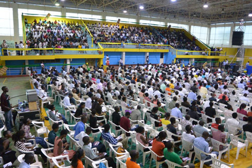 Urubyiruko rwinshi rwitabiriye igiterane "Rwanda Shima Imana".