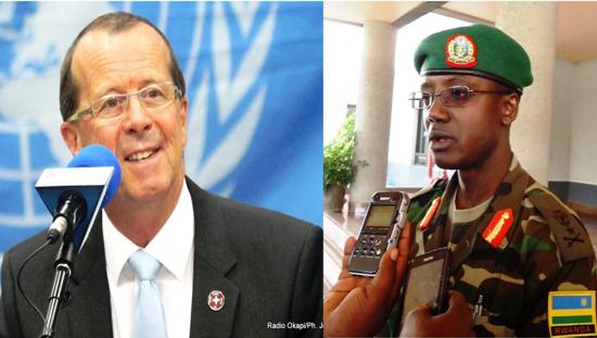 Umuyobozi wa MONUSCO, Martin Kobler hamwe n