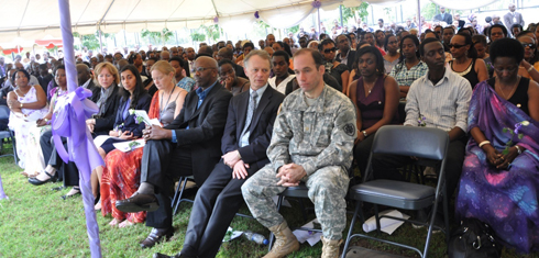 Uwo muhango witabiriwe n'abantu benshi barimo ukuriye USAID mu Rwanda