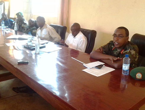 Ubuyobozi bwa Nyamasheke na Rusizi, Ingabo na Polisi bari bitabiriye iyi nama.