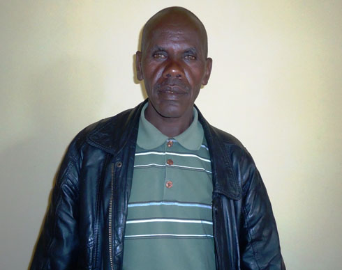 Uhagarariye IBUKA mu karere ka Nyabihu, Juru Anastase, arashimira Ndagijimana n'abandi bagize ubutwari bwo guhisha Abatutsi.