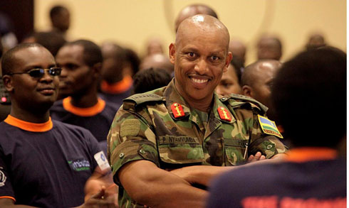 Umugaba mukuru w'ingabo z'u Rwanda nawe yari ahari.