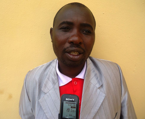 Umugenzuzi mukuru wa FPR muri Gakenke, Ntarimusoba Theogene.