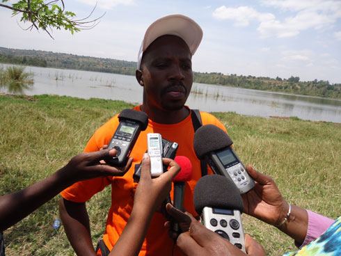 Umunyamakuru Remy Ndayishimiye waturutse i Burundi.