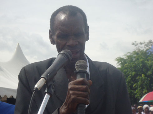 Umusaza Celestin Rwamiheto.