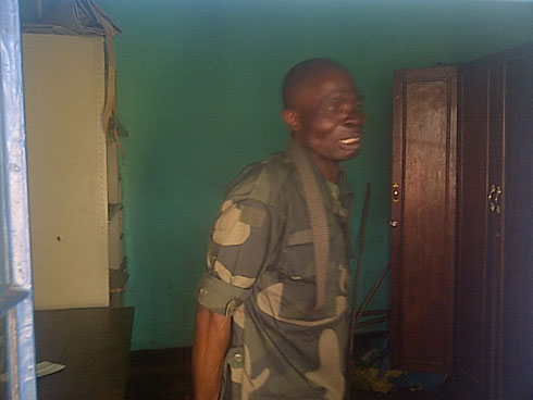 Uyu musirikare wa Congo yinjiye mu Rwanda nta burenganzira.