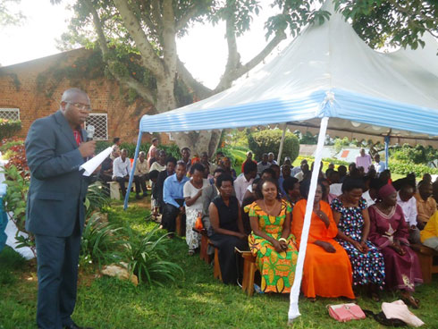 Umuyobozi w'Ibitaro bya Kibogora, Dr Nsabimana Damien yishimira intambwe ibi bitaro byateye mu gutanga serivise nziza.