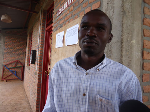 Umuyobozi w'ikigo cyitiriwe Nelson Mandela, Ngabonziza Pierre Célestin.