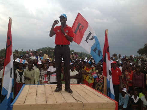 Umuyobozi w'umuryango FPR-Inkotanyi mu ntara y'amajyepfo, Munyamtwali Alphonse.