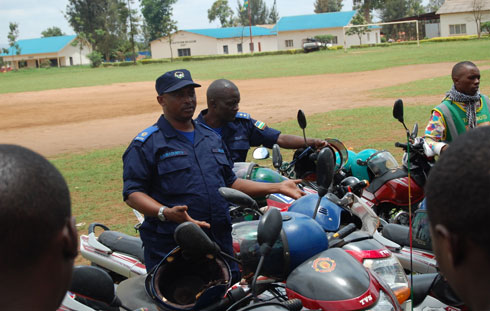 Umuyobozi wa polisi muri Rwamagana, Spt Richard Rubagumya.
