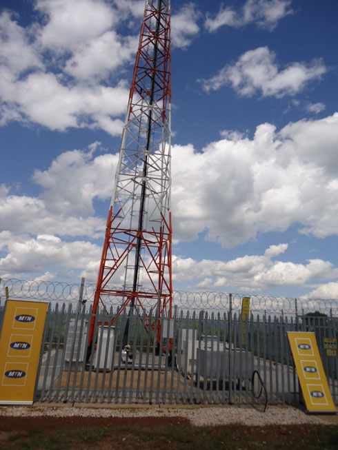 Umwe mu munara wa MTN uri mu murenge wa Ngeruka urushwa ingufu n