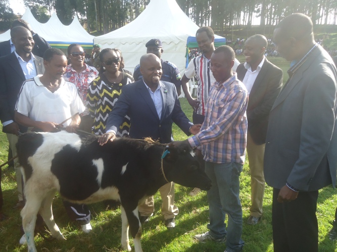 Urubyiruko rwaremeye inka rugenzi rwarwo kugirango rwikure mu bukene.