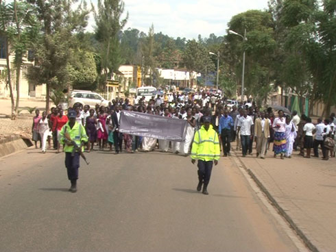 Hakozwe urugendo rwo kwibuka.