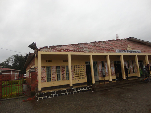 Urukiko rw'ibanze rwa Muhoza narwo rwangijwe n'umuyaga.